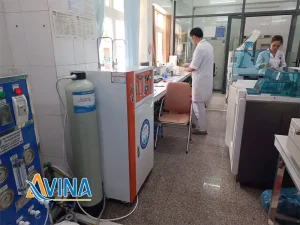 Máy lọc nước tiền xử lý cho máy xét nghiệm, máy sinh hóa