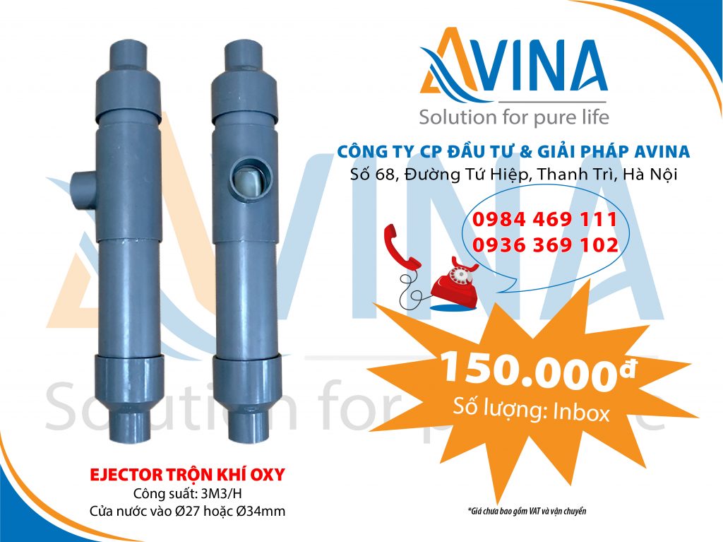 Giá bán lẻ ejector trộn khí oxy - Công ty AVINA
