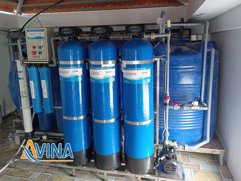 Hệ thống lọc nước sinh hoạt sử dụng cột lọc composite