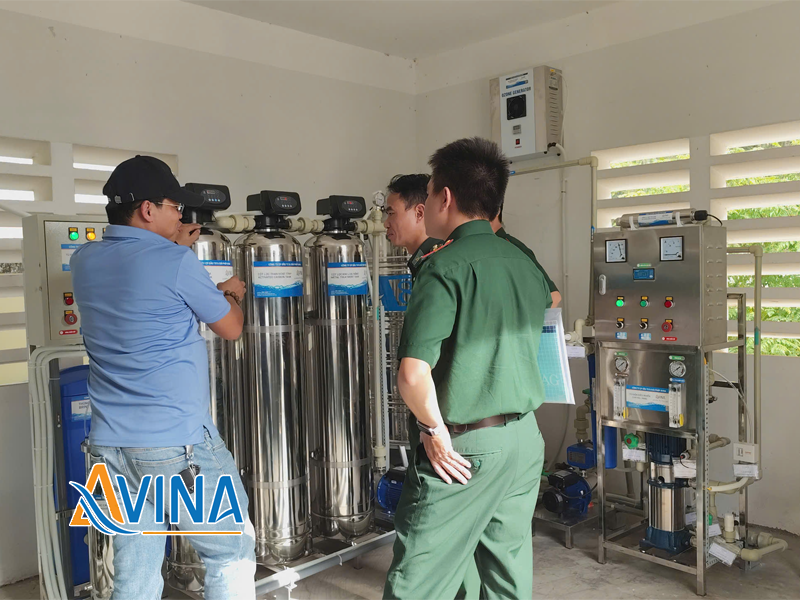 Hình ảnh hướng dẫn vận hành sử dụng bộ lọc nước sinh hoạt