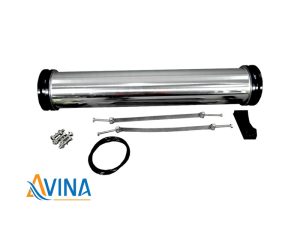 Vỏ inox màng lọc nước RO 4040 lắp nhựa ABS