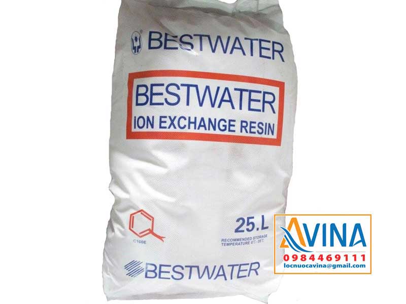 Hạt cation C100E Bestwater loại bỏ ion canxi, magie trong nước
