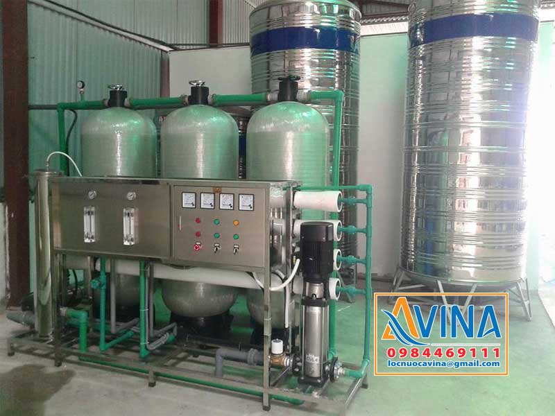 Hạt cation C100E ứng dụng trong hệ thống lọc nước tinh khiết công suất 2.000L/H