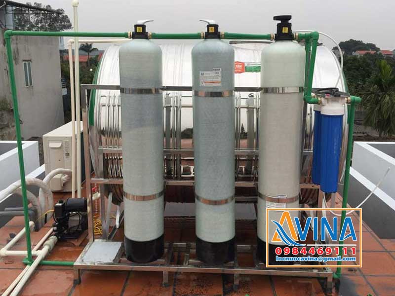 Hệ thống lọc nước sinh hoạt xử lý nước nhiễm mangan