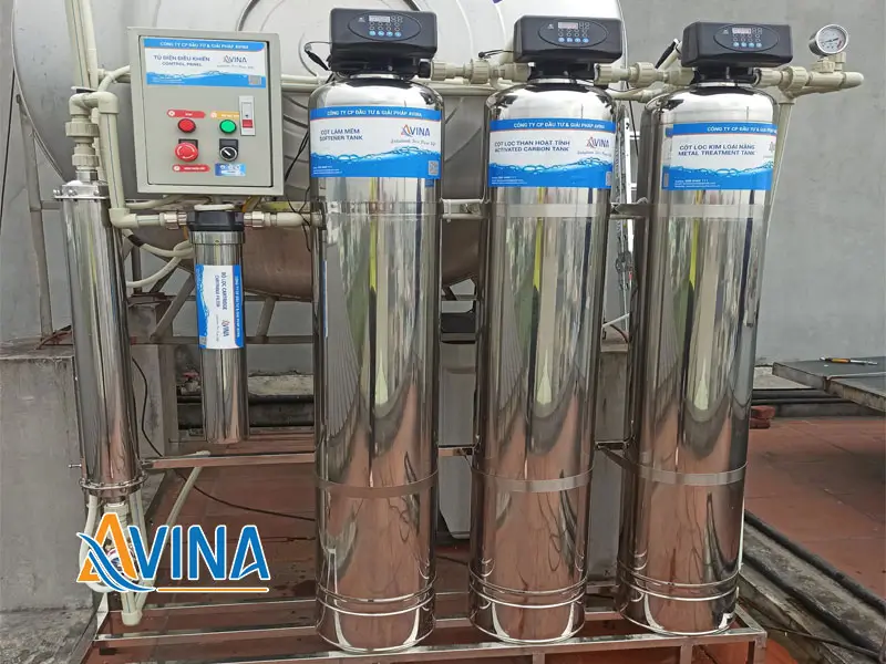 Hệ thống lọc nước sinh hoạt Inox SUS304 sử dụng màng UF Hệ thống lọc nước sinh hoạt Inox SUS304 sử dụng màng UF