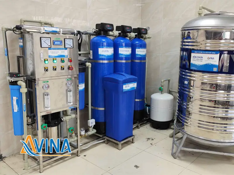 Hệ thống lọc nước RO công suất 500L/h cho bếp ăn trường mầm non Hệ thống lọc nước RO công suất 500L/h cho bếp ăn trường mầm non