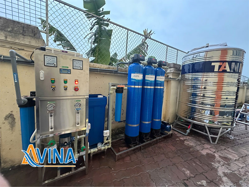 Hình ảnh hệ thống lọc nước RO tinh khiết 250L/H cho bếp ăn trường Tiểu học tại Thạch Thất - Hà Nội Hình ảnh hệ thống lọc nước RO tinh khiết 250L/H cho bếp ăn trường Tiểu học tại Thạch Thất - Hà Nội 3