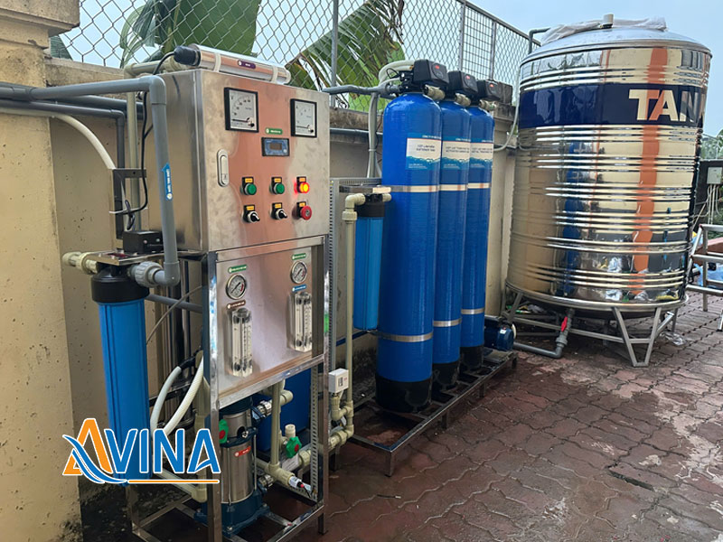 Hình ảnh hệ thống lọc nước RO tinh khiết 250L/H cho bếp ăn trường Tiểu học tại Thạch Thất - Hà Nội Hình ảnh hệ thống lọc nước RO tinh khiết 250L/H cho bếp ăn trường Tiểu học tại Thạch Thất - Hà Nội 1