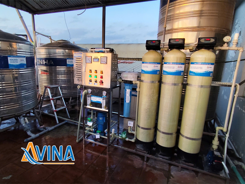 Hệ thống lọc nước RO sau khi cải tạo lại