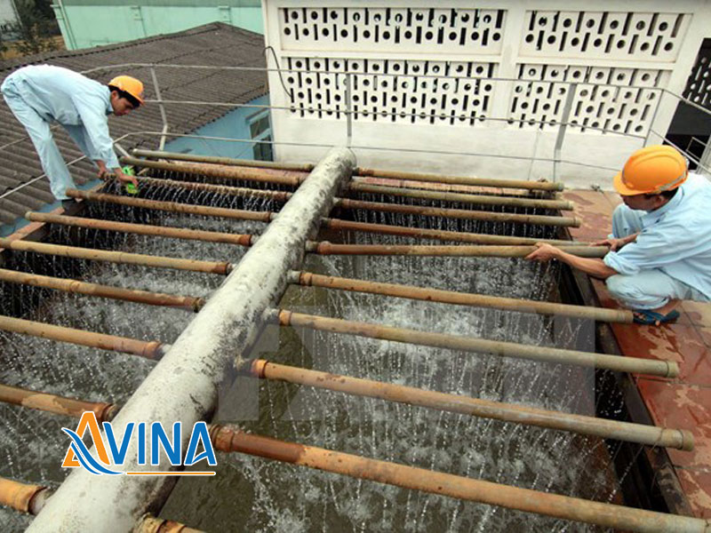 Sử dụng dàn mưa xử lý nước Sử dụng dàn mưa xử lý nước